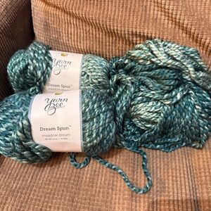 Yarn Bee Dream Spun Yarn Lot - Tuscany, Sand and Shore, Meadow Dream